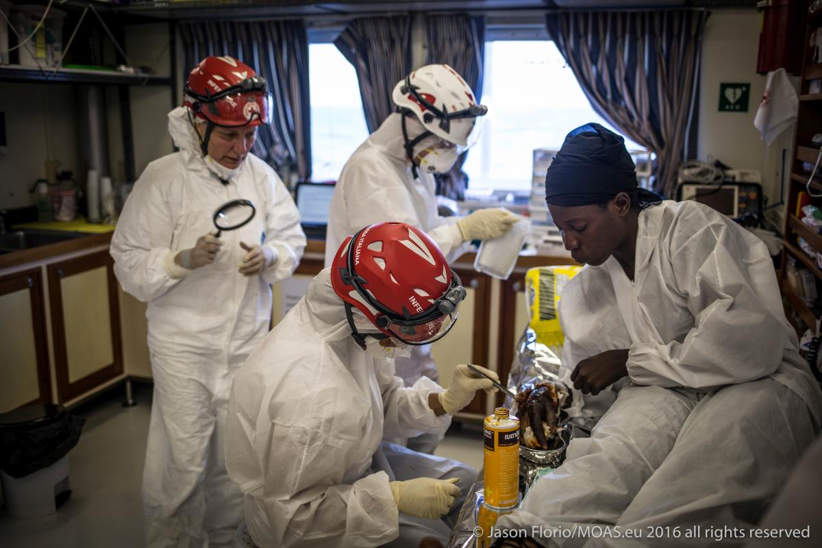 MOAS/CRI Photo Credit: MOAS.EU/Jason Florio/Robert Young Pelton