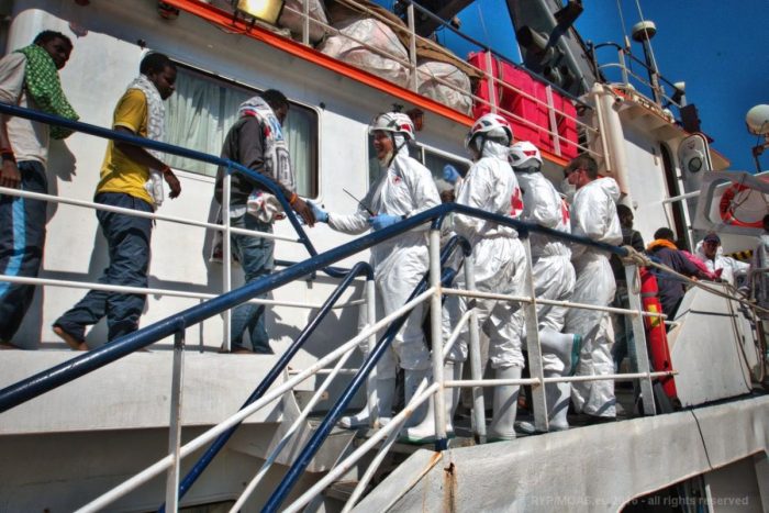 MOAS IRC Rescue Photo Credit: MOAS.EU/Jason Florio/Robert Young Pelton.